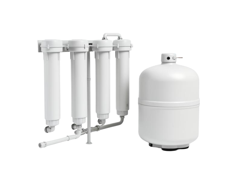 Reverse osmosis — with tank illustration