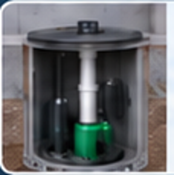 Sump pit & pump illustration